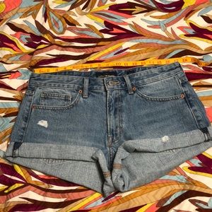 Lucky Brand Denim Boyfriend Shorts Sz 10